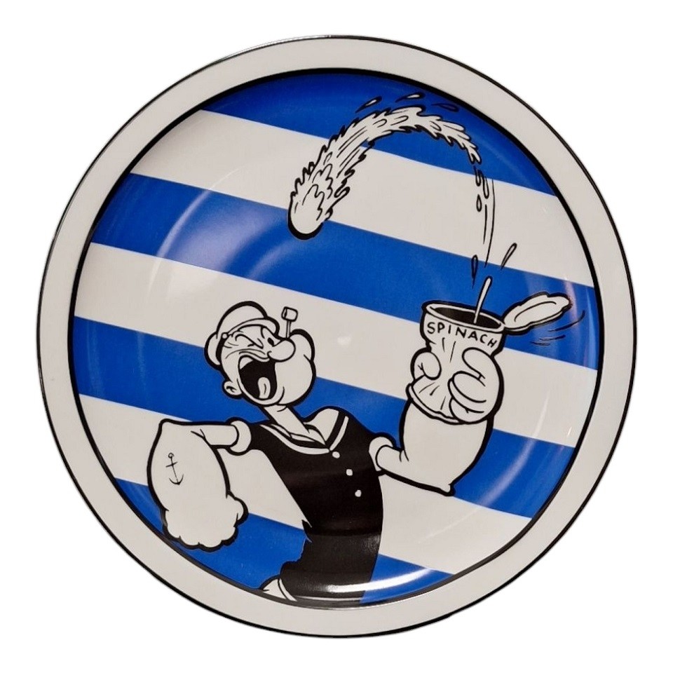 Acquista online Popeye Olivia ceramic pizza dish decorated 30,5 cm in diameter Excelsa